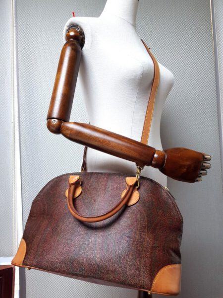 2562-Túi xách tay/đeo vai-ETRO Paisley canvas handbag/shoulder bag2