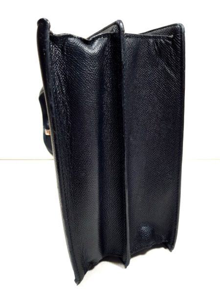 2571-Túi xách tay/đeo vai-BVLGARI black leather hand/shoulder bag6