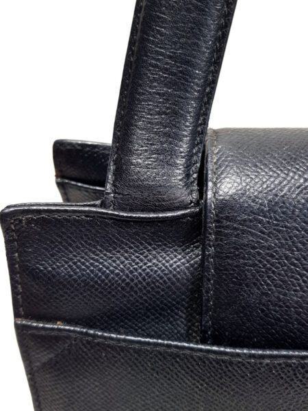 2571-Túi xách tay/đeo vai-BVLGARI black leather hand/shoulder bag11