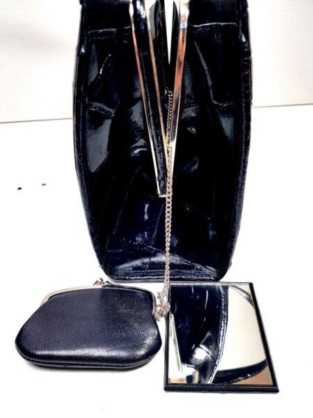 2578-Túi xách tay-CROCODILE skin vintage handbag10