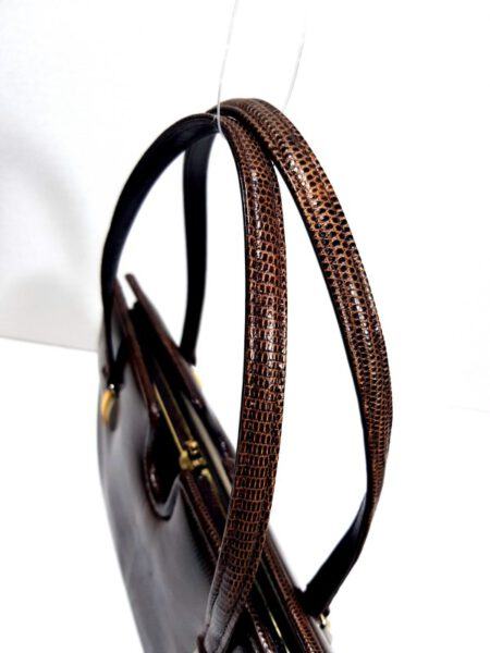 2579-Túi xách tay-LIZARD skin vintage handbag5