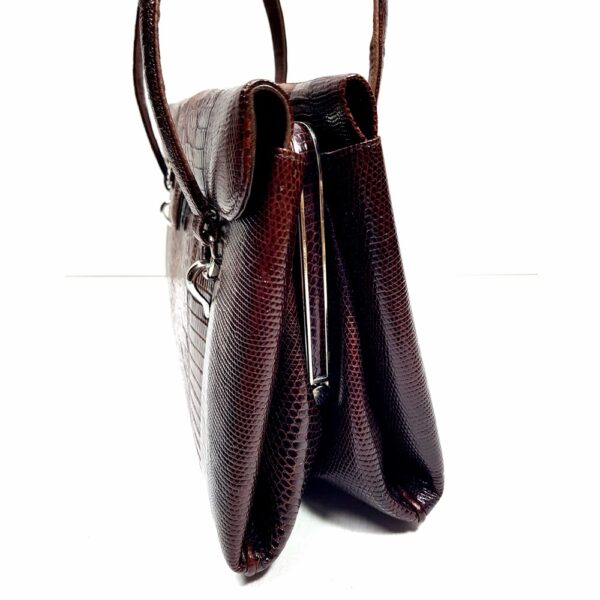 2580-Túi xách tay-SK LIZARD skin vintage handbag2