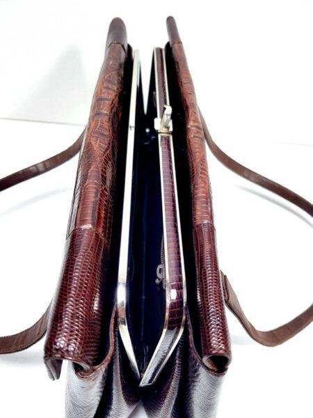 2580-Túi xách tay-SK LIZARD skin vintage handbag10