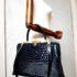 2583-Túi xách tay/đeo vai-CROCODILE skin vintage handbag2