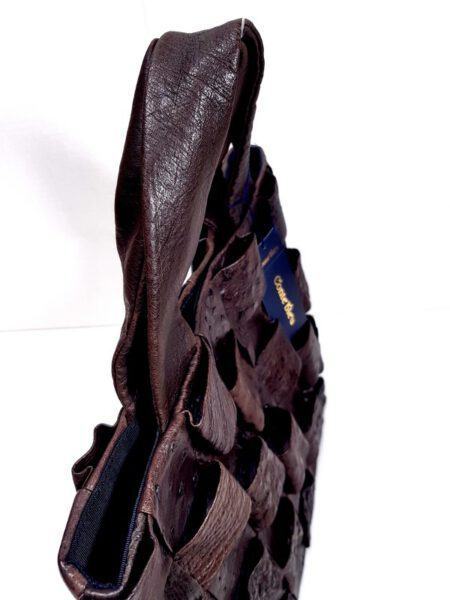 2584-Túi xách tay-CONTE BLEU ostrich skin tote bag5