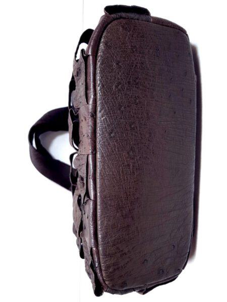 2584-Túi xách tay-CONTE BLEU ostrich skin tote bag7