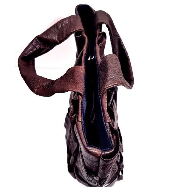 2584-Túi xách tay-CONTE BLEU ostrich skin tote bag-Mới/chưa sử dụng8