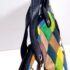 2585-Túi xách tay-Multicolored patchwork leather large handbag5
