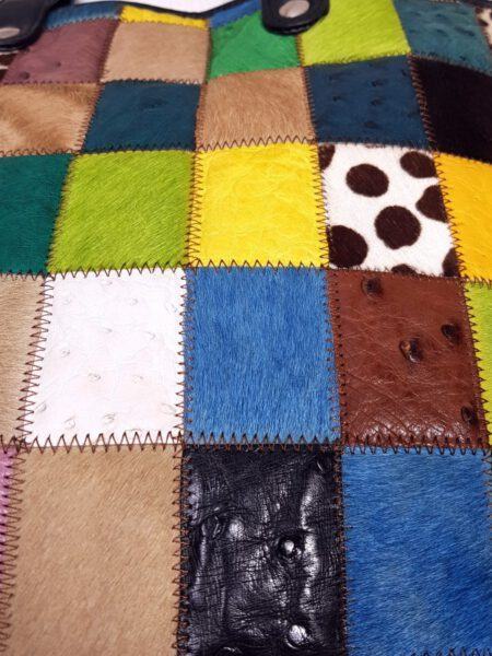 2585-Túi xách tay-Multicolored patchwork leather large handbag8