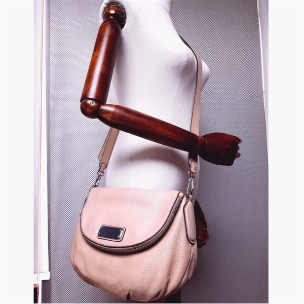 2591-Túi đeo chéo-MARC JACOBS Natasha pink leather crossbody bag13