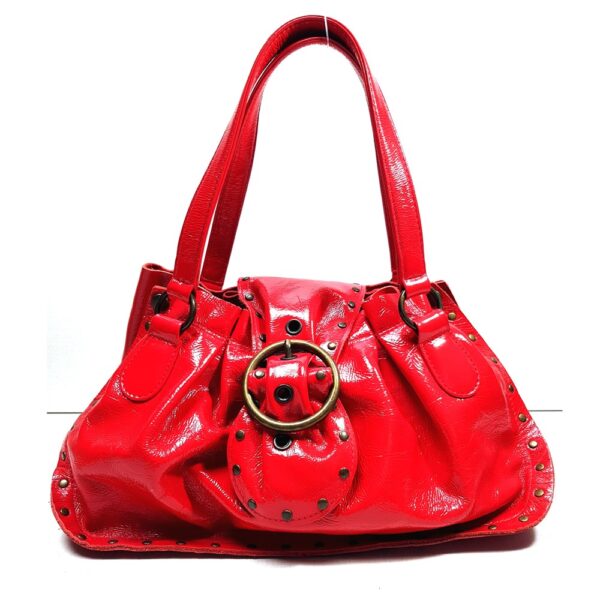 2592-Túi xách tay-ANNA SUI patent leather tote bag-Như mới1