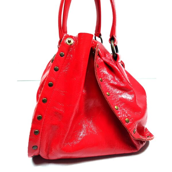 2592-Túi xách tay-ANNA SUI patent leather tote bag-Như mới4