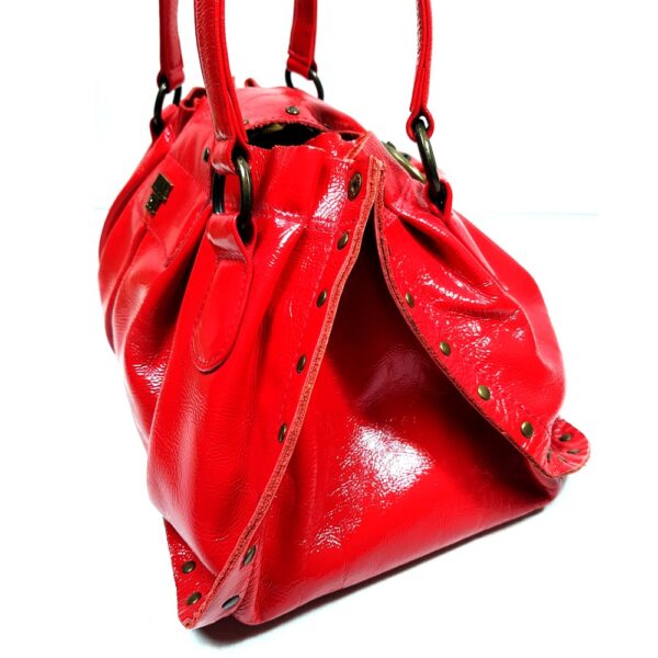 2592-Túi xách tay-ANNA SUI patent leather tote bag-Như mới5