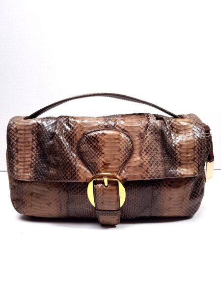 2593-Túi xách tay/cầm tay-FURLA snake skin handbag/clutch0