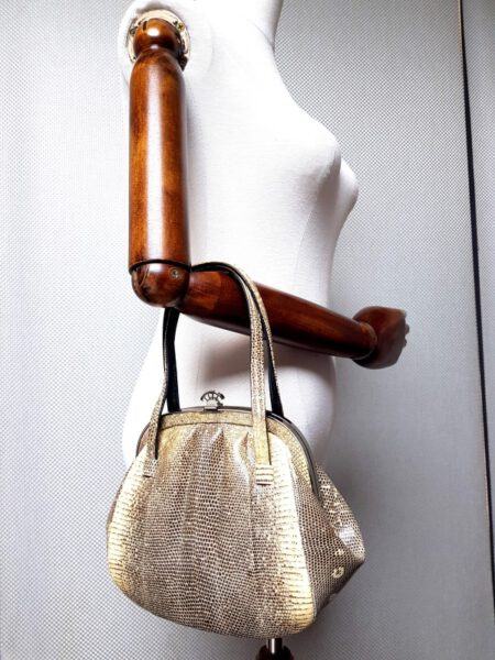 2602-Túi xách tay-Luxury LIZARD skin handbag1