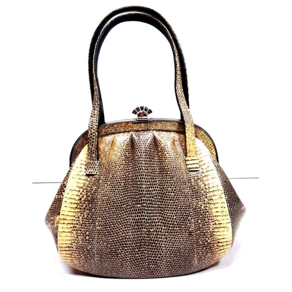 2602-Túi xách tay-Luxury LIZARD skin handbag3