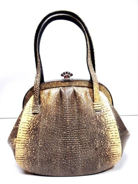 2602-Túi xách tay-Luxury LIZARD skin handbag0