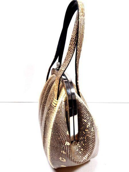 2602-Túi xách tay-Luxury LIZARD skin handbag2