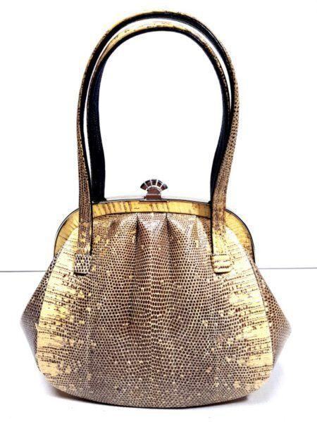 2602-Túi xách tay-Luxury LIZARD skin handbag3