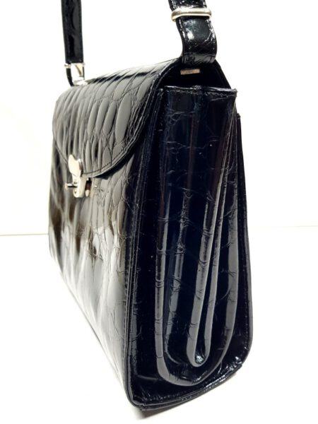 2609-Túi xách tay-GIORGIO VASINI crocodile embossed leather handbag2
