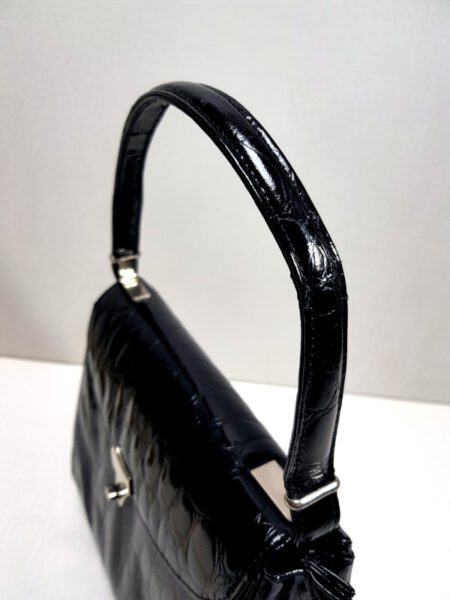 2609-Túi xách tay-GIORGIO VASINI crocodile embossed leather handbag5