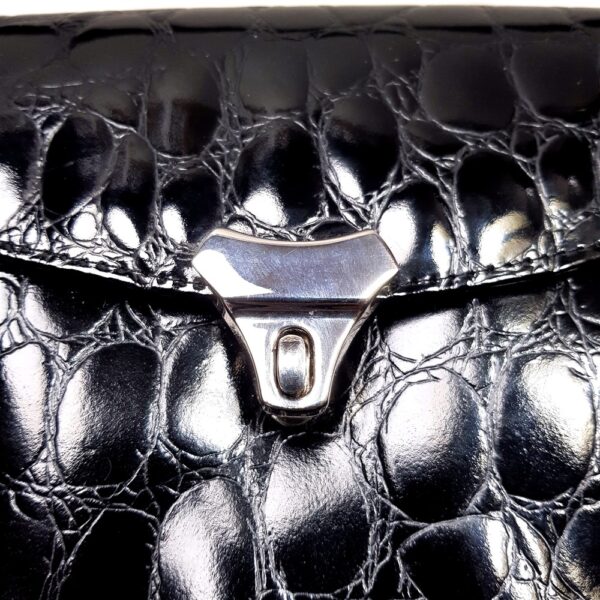 2609-Túi xách tay-GIORGIO VASINI crocodile embossed leather handbag7