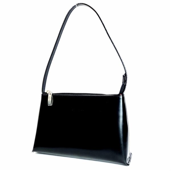 2573-Túi xách tay/đeo vai-BURBERRY black leather mini hobo bag3