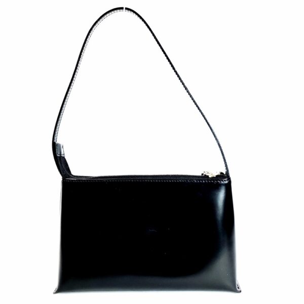 2573-Túi xách tay/đeo vai-BURBERRY black leather mini hobo bag5