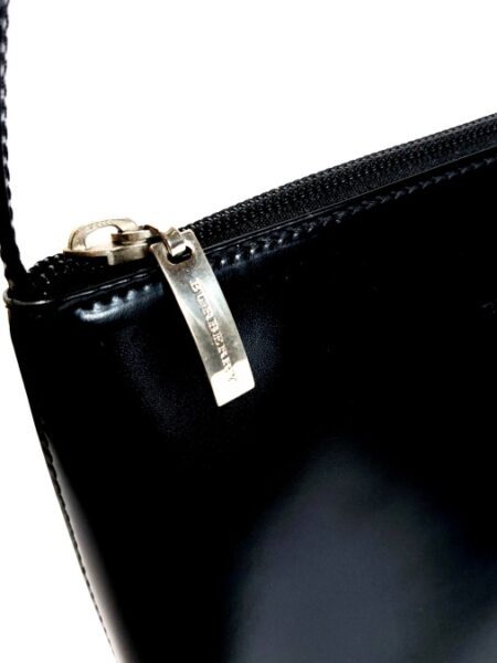 2573-Túi xách tay/đeo vai-BURBERRY black leather mini hobo bag11