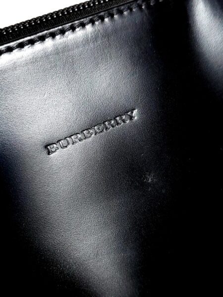 2573-Túi xách tay/đeo vai-BURBERRY black leather mini hobo bag12
