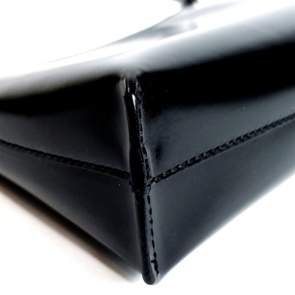 2573-Túi xách tay/đeo vai-BURBERRY black leather mini hobo bag11