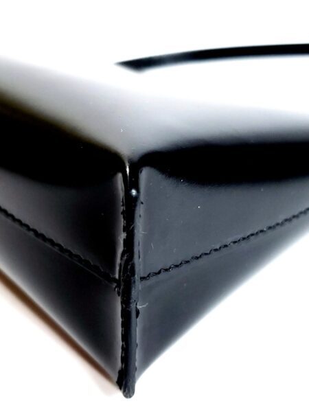 2573-Túi xách tay/đeo vai-BURBERRY black leather mini hobo bag10