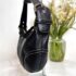 2527-Túi đeo vai/xách tay-COACH black leather hobo bag4