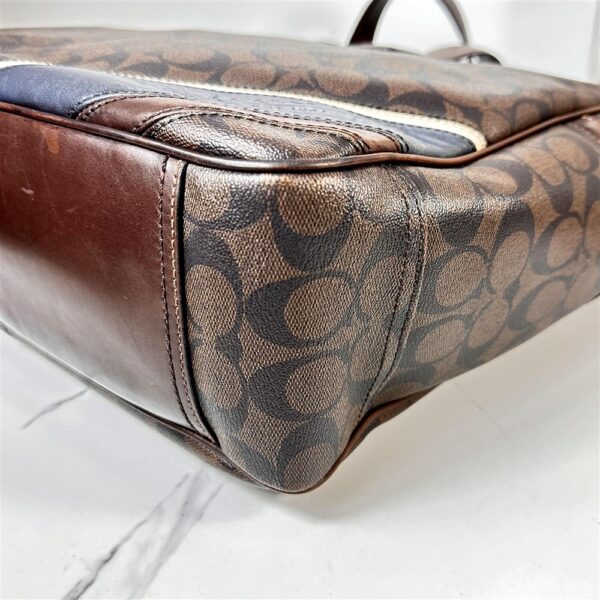 2515-Túi xách tay nam/nữ-Coach Signature Heritage Stripe Business Tote bag10