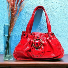 2592-Túi xách tay-ANNA SUI patent leather tote bag-Như mới