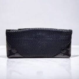 2556-Ví cầm tay-Arukan mesh leather clutch