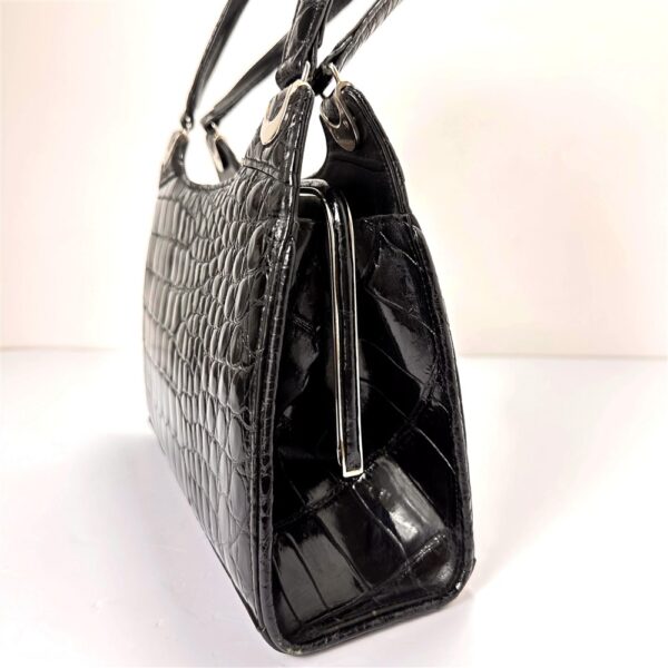 2578-Túi xách tay-CROCODILE skin vintage handbag-Khá mới2