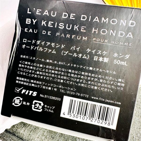 2976-Keisuke Honda L’eau de Diamond EDP 50ml-Nước hoa nam-Chưa sử dụng5