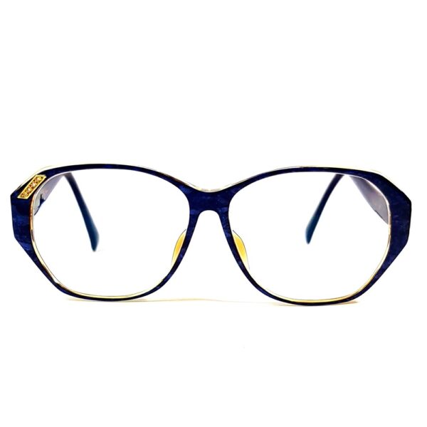 3449-Gọng kính nữ-Khá mới-CRESCENT VERT CV 14 0.08ct Diamond eyeglasses frame2