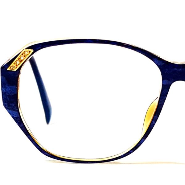 3449-Gọng kính nữ-Khá mới-CRESCENT VERT CV 14 0.08ct Diamond eyeglasses frame4