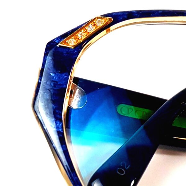 3449-Gọng kính nữ-Khá mới-CRESCENT VERT CV 14 0.08ct Diamond eyeglasses frame15