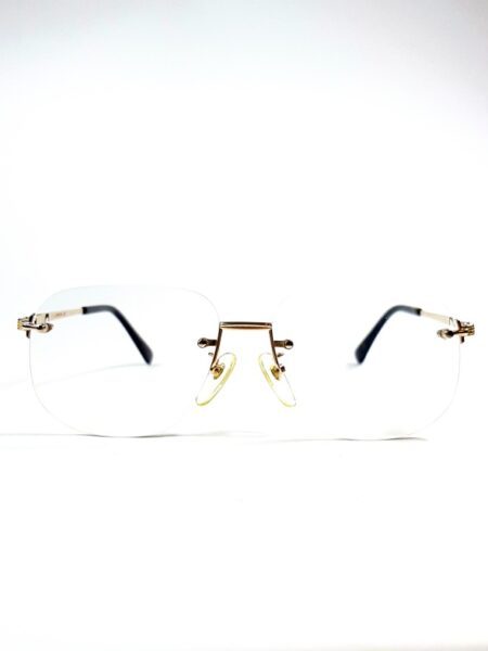 3488-Gọng kính nam/nữ (used)-GIVENCHY 4422 rimless eyeglasses frame2
