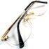 3488-Gọng kính nam/nữ (used)-GIVENCHY 4422 rimless eyeglasses frame14