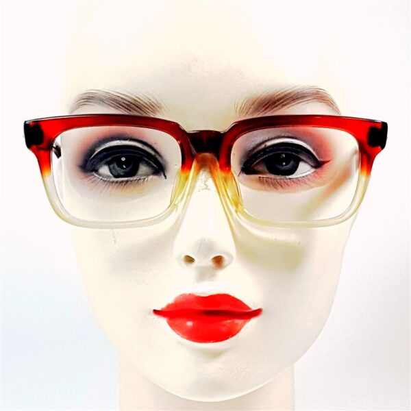 3391-Gọng kính nam/nữ-Khá mới/Chưa sử dụng-Two tone acetate vintage Japanese eyeglasses frame17