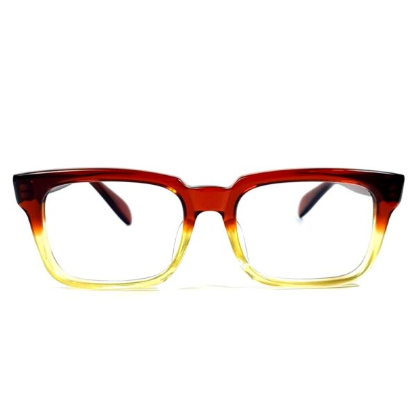 3391-Gọng kính nam/nữ-Khá mới/Chưa sử dụng-Two tone acetate vintage Japanese eyeglasses frame2