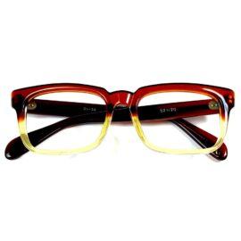 3391-Gọng kính nam/nữ-Khá mới/Chưa sử dụng-Two tone acetate vintage Japanese eyeglasses frame