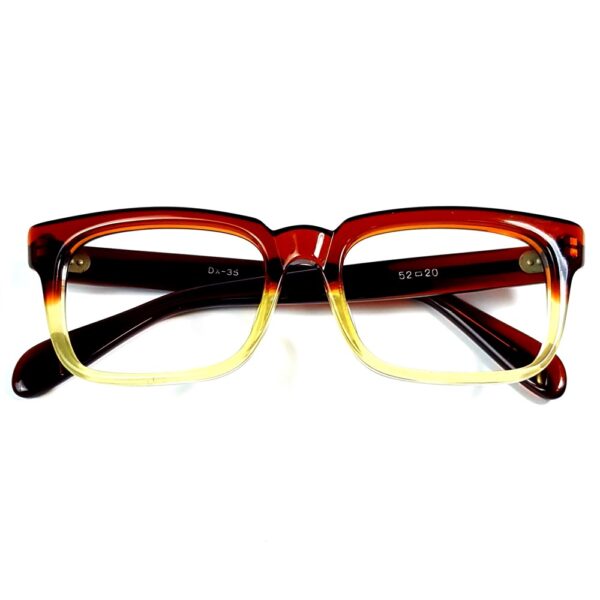 3391-Gọng kính nam/nữ-Khá mới/Chưa sử dụng-Two tone acetate vintage Japanese eyeglasses frame0