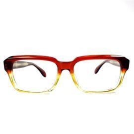 3392-Gọng kính nam/nữ-Khá mới/Chưa sử dụng-Two tone acetate vintage Japanese eyeglasses frame