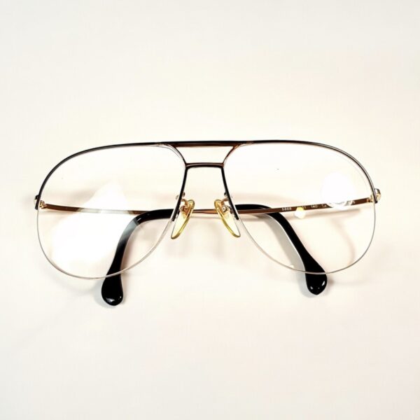 3456-Gọng kính nam/nữ-Khá mới-ZEISS 5868 4101 half rim eyeglasses frame0