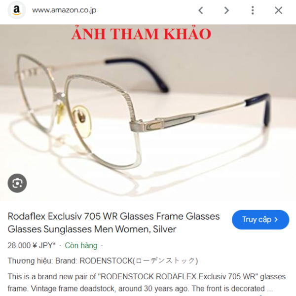3437-Gọng kính nữ/nam-Gần như mới-RODENSTOCK Exclusiv 705 WR eyeglasses frame21